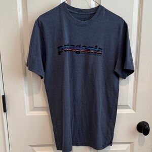 Patagonia Men's AS s/s Navy Graphic Tee